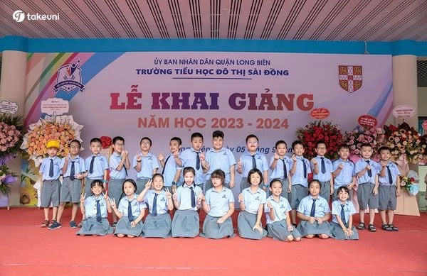 TRƯỜNG TIỂU HỌC ĐÔ THỊ SÀI ĐỒNG HÂN HOAN DỰ LỄ KHAI GIẢNG NĂM HỌC 2023 – 2024