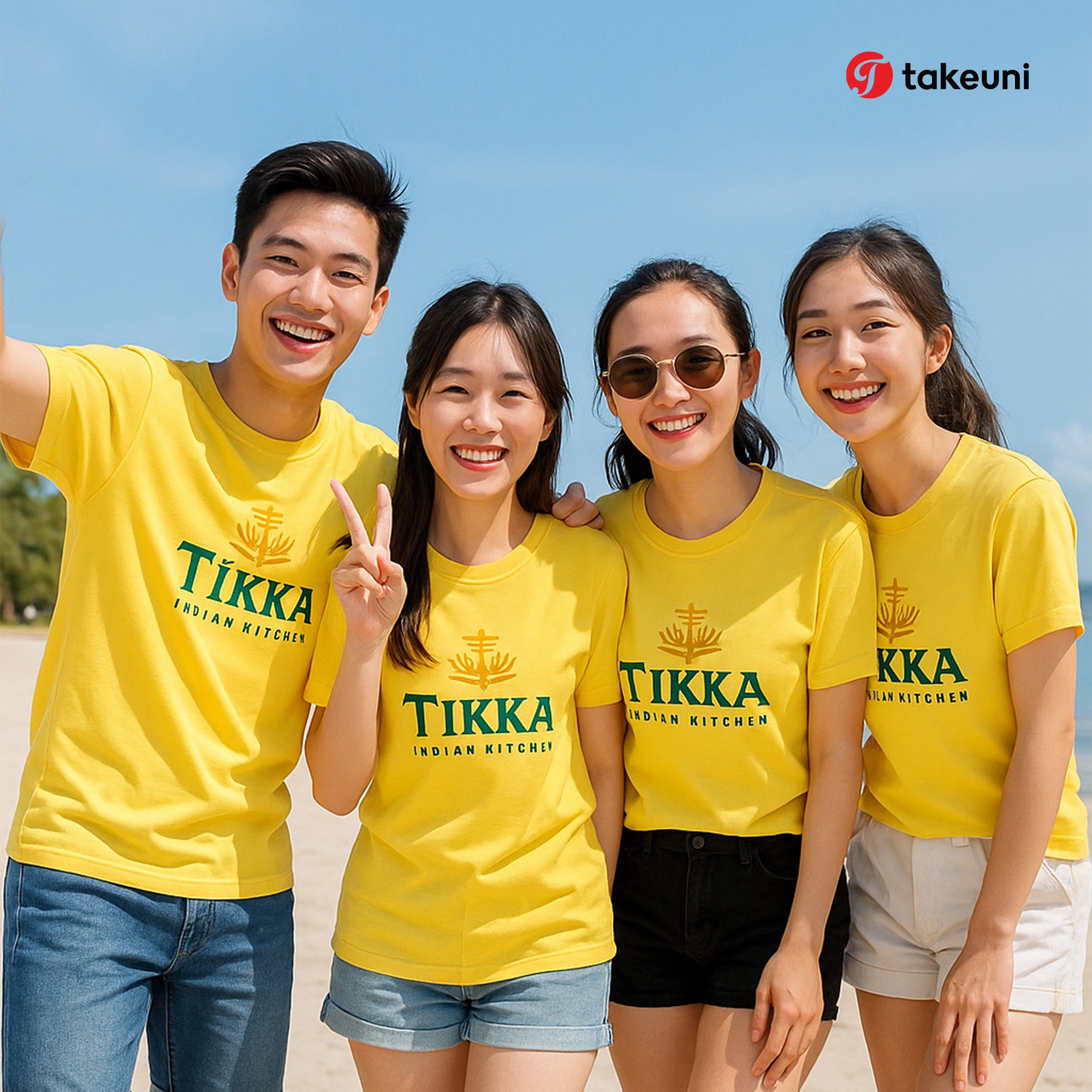 đồng phục teambuilding của TakeUni