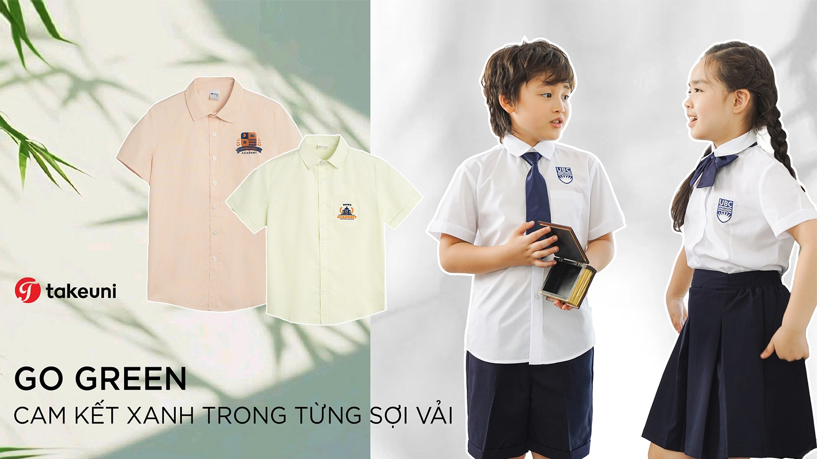 𝗚𝗢 𝗚𝗥𝗘𝗘𝗡: CAM KẾT XANH TRONG TỪNG SỢI VẢI CỦA TAKEUNI