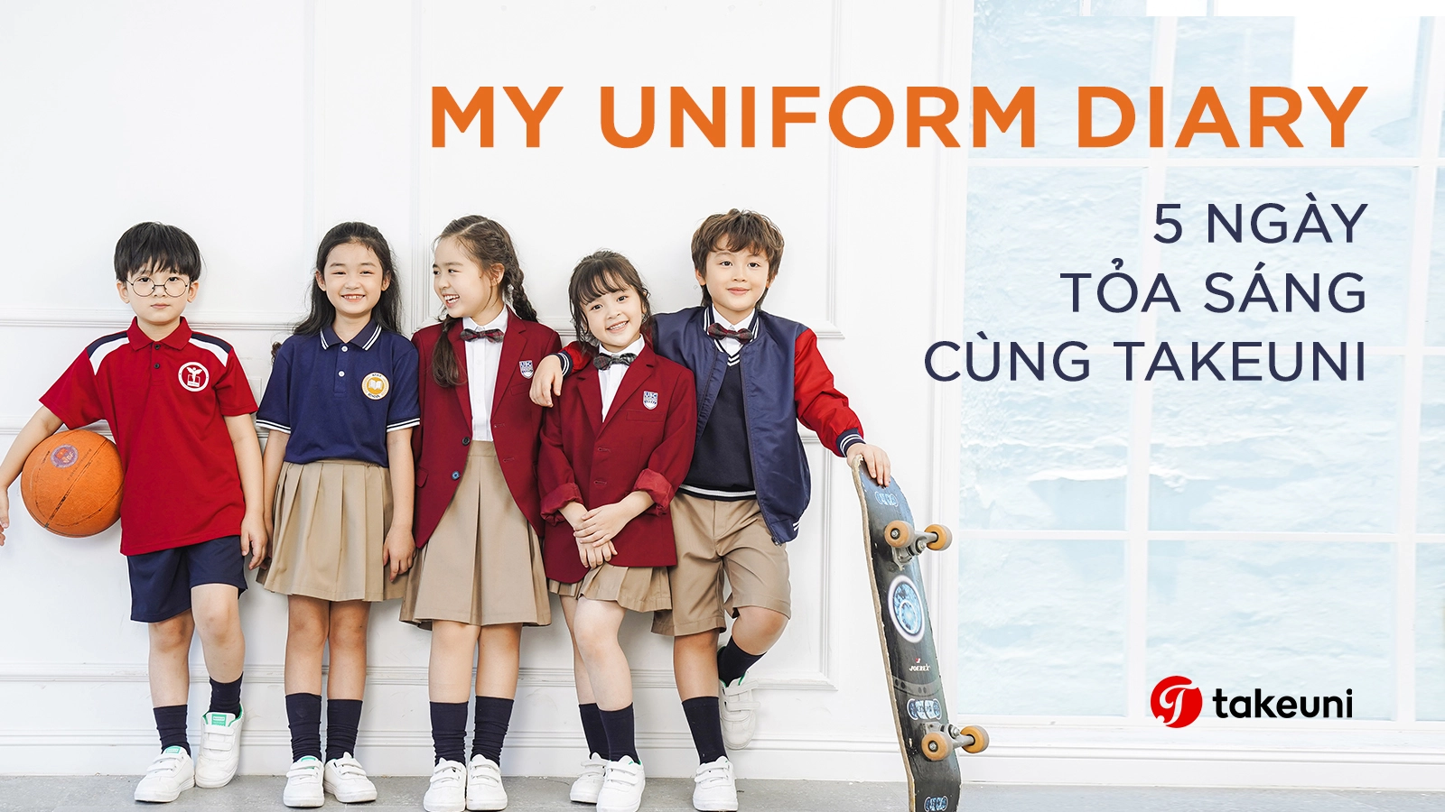 𝗠𝗬 𝗨𝗡𝗜𝗙𝗢𝗥𝗠 𝗗𝗜𝗔𝗥𝗬: 5 NGÀY TỎA SÁNG CÙNG TAKEUNI