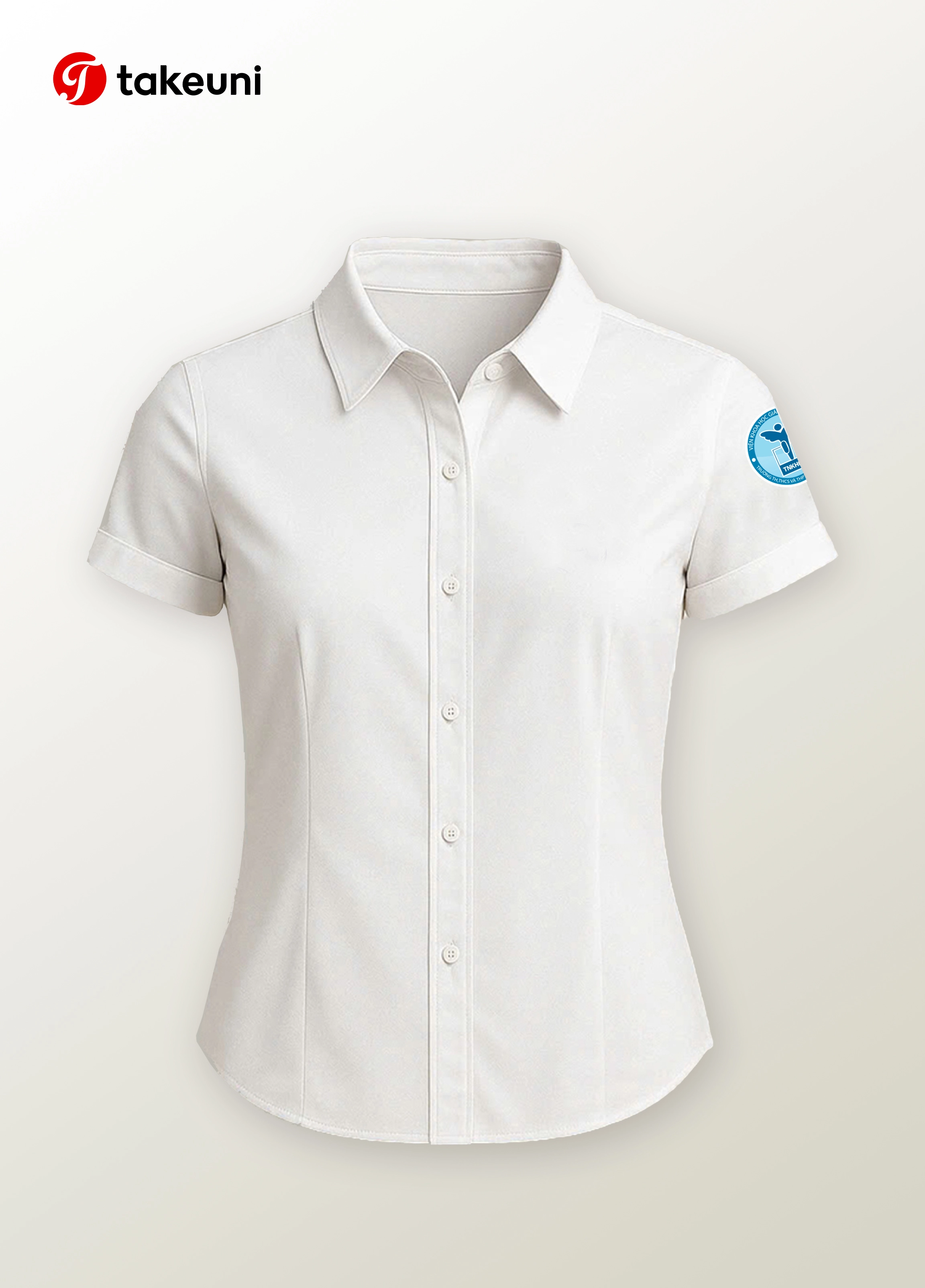 Áo Sơ Mi Cộc Tay Nữ Cấp 2