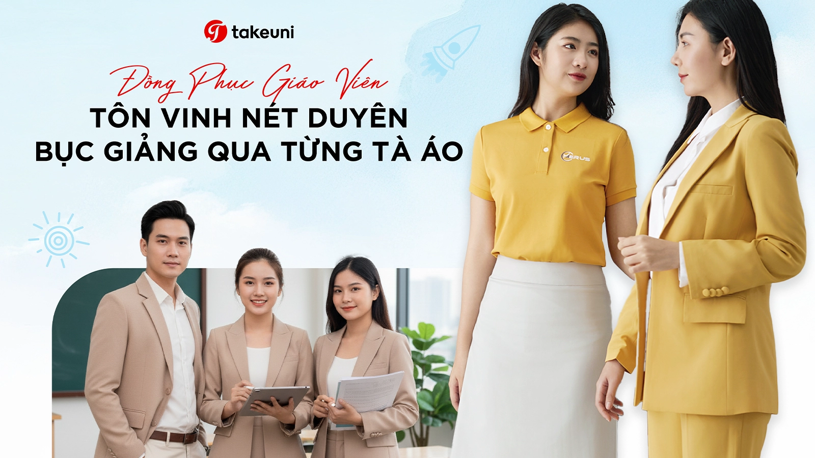 Đồng phục giáo viên cao cấp tôn vinh nét đẹp sư phạm