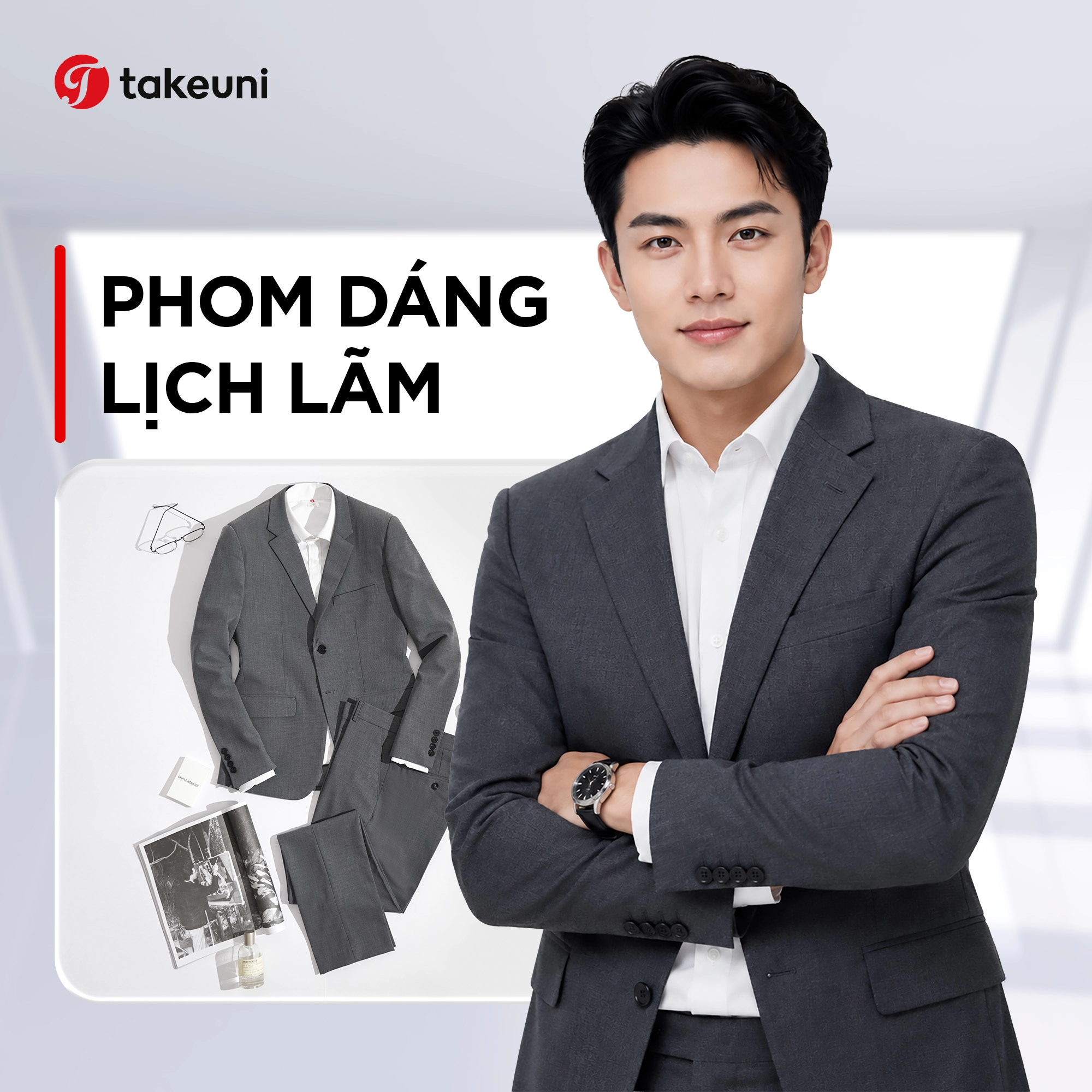 Phom dáng lịch lãm của bộ sưu tập vest và sơ mi cao cấp dành cho quản lý
