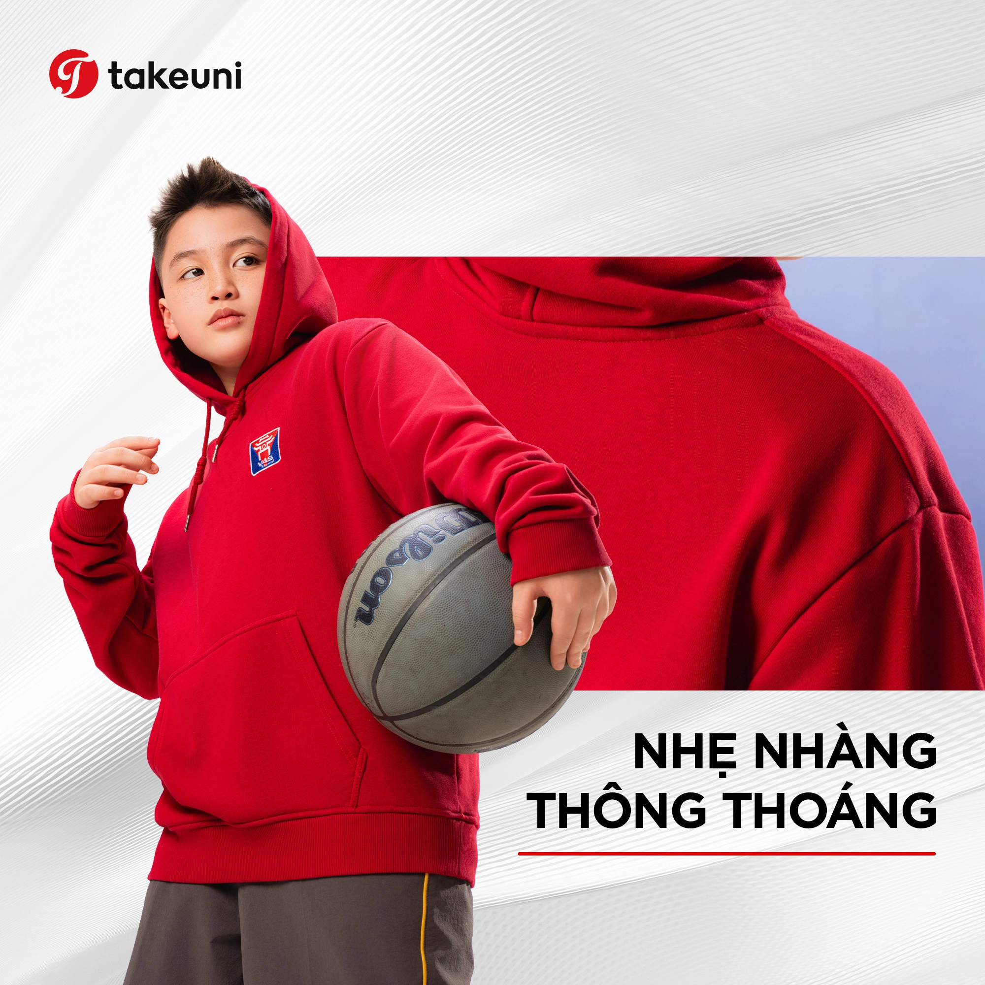 Áo hoodie đồng phục mùa đông nhẹ nhàng thông thoáng cho học sinh