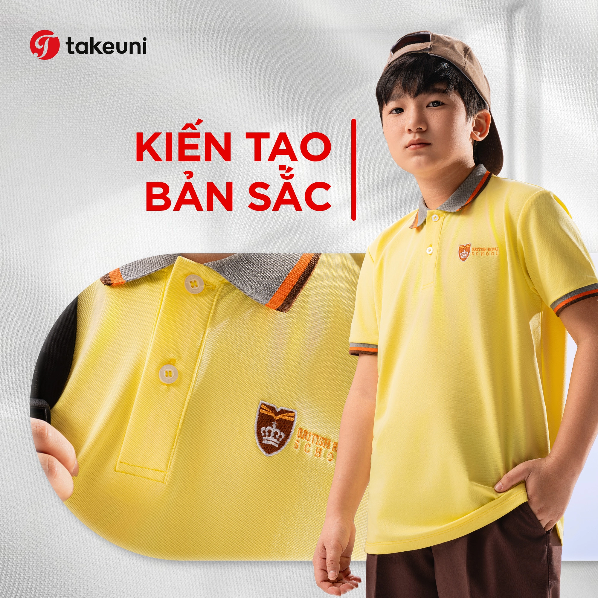 Kiến tạo bản sắc nhận diện thương hiệu qua chi tiết thêu logo và bo cổ sắc sảo