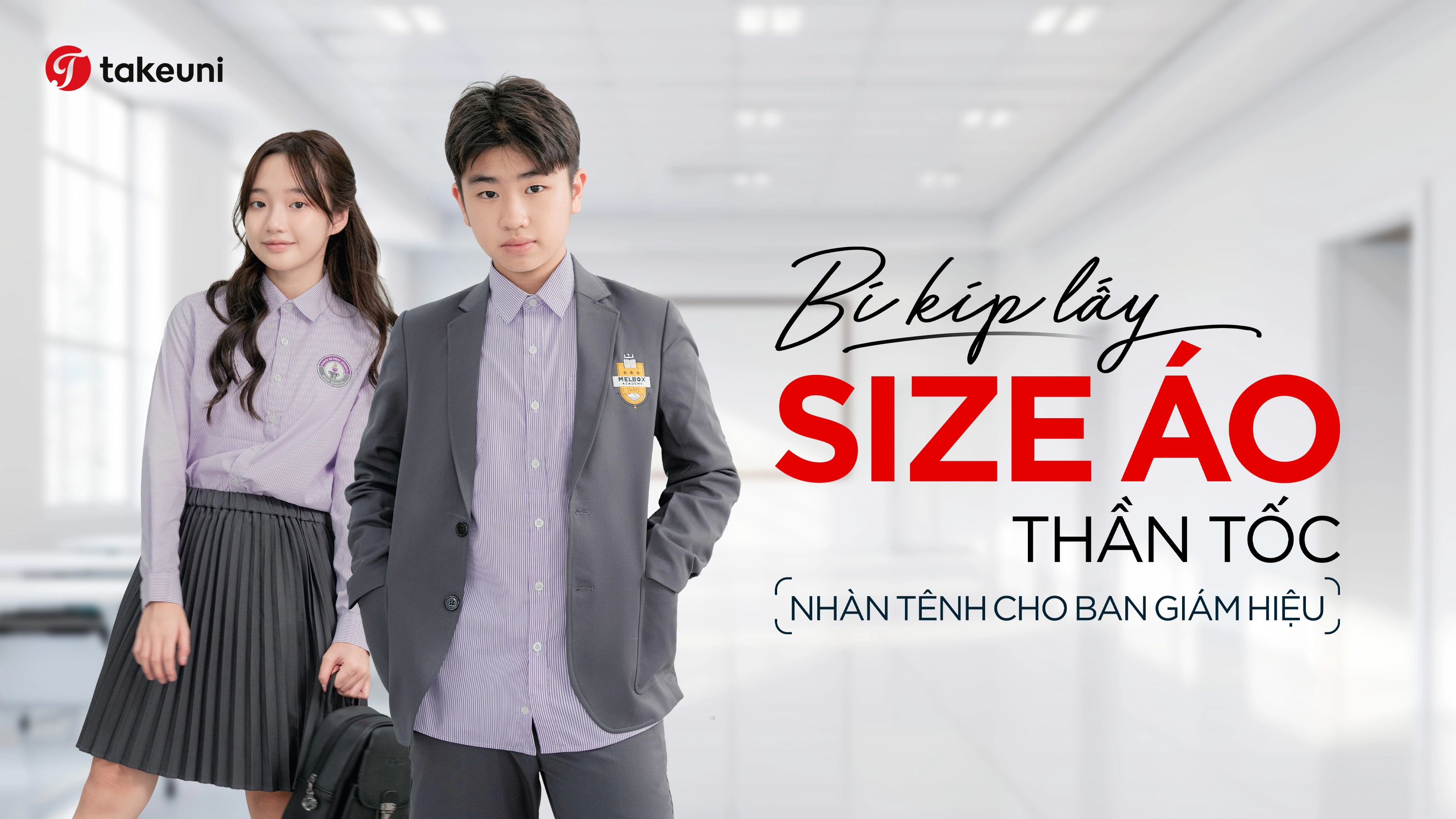 Bí kíp lấy size áo đồng phục học sinh thần tốc nhàn tênh cho Ban giám hiệu