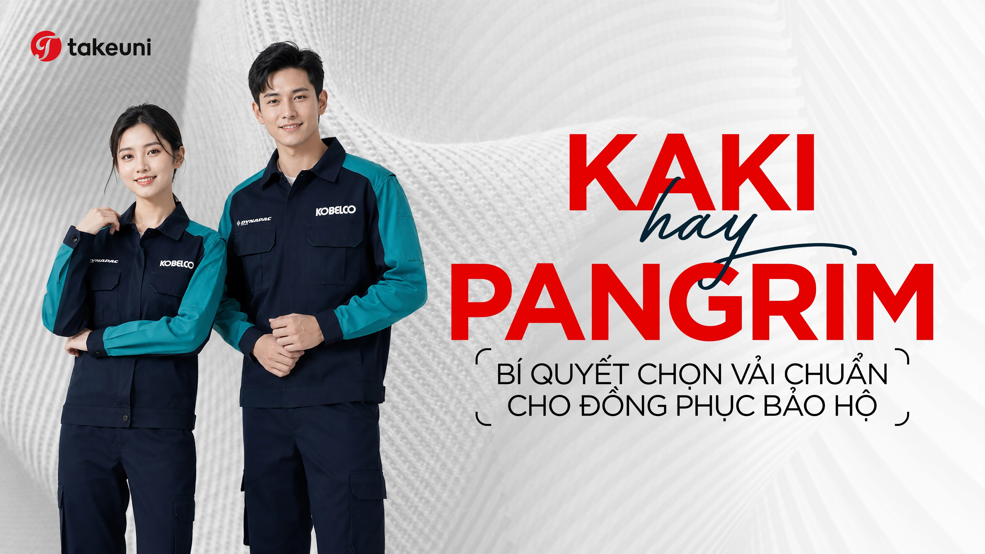 Kaki hay Pangrim - Bí quyết chọn vải chuẩn cho đồng phục bảo hộ lao động TakeUni