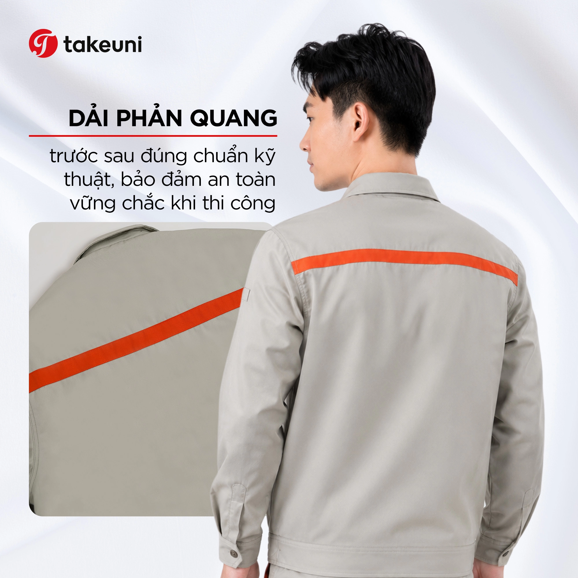 Đồng phục bảo hộ thiết kế dải phản quang đúng chuẩn kỹ thuật an toàn