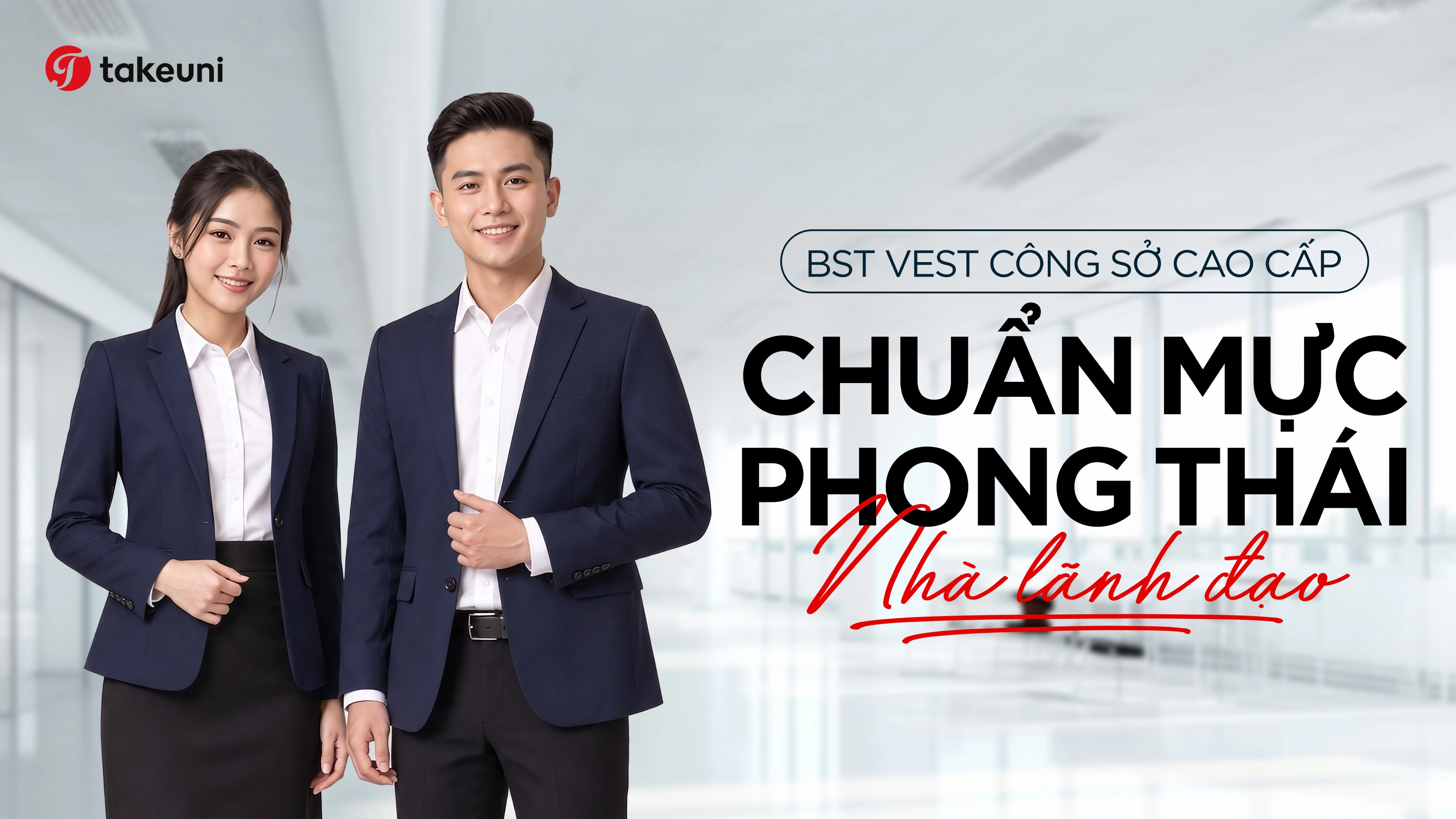 BST vest công sở cao cấp chuẩn mực phong thái nhà lãnh đạo TakeUni